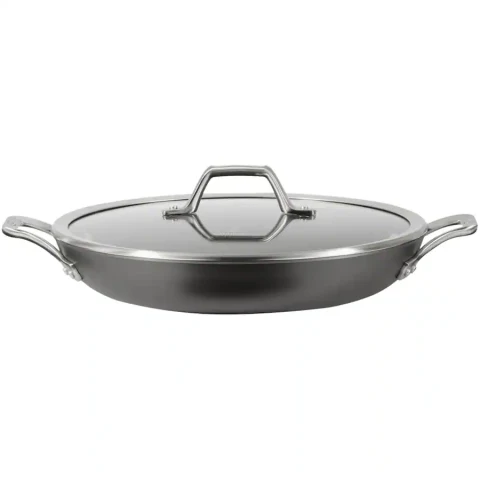 Calphalon - Signature 12" Everyday Pan - Black/Gray/Silver